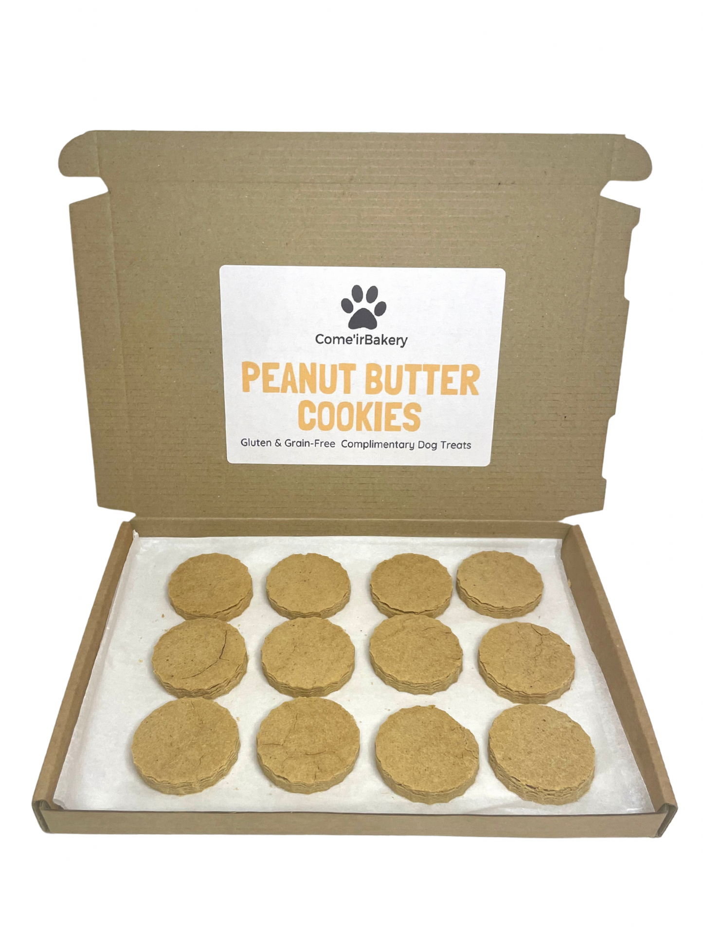 Small Cookie Dog Box (Peanut Butter)
